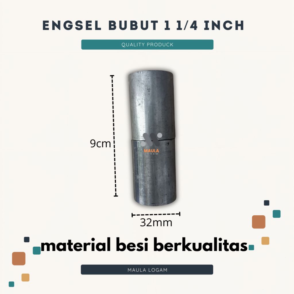 Engsel bubut 1 1/4 inch