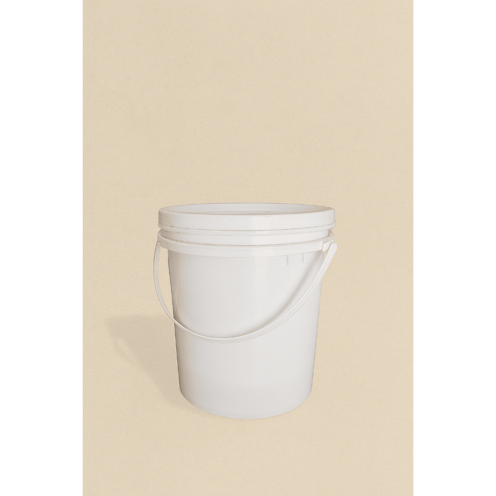 Pail Ember Kemasan Plastik 5 kg Putih Susu [ Tanpa Isi ]