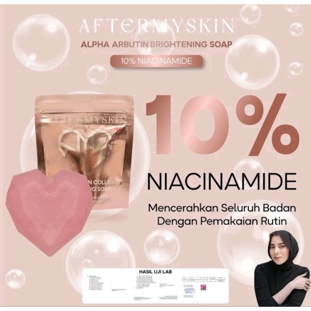 AFTERMYSKIN Alpha arbutin brightening soap