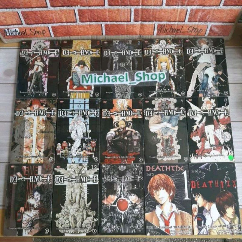 SEGEL SEMUA Komik Death Note 1-12 13 DeathTix 1-2 TAMAT LENGKAP