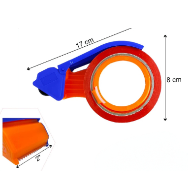 

Dispenser Lakban / Tape Cutter / Tempat Lakban 2 Inchi / Alat potong Lakban