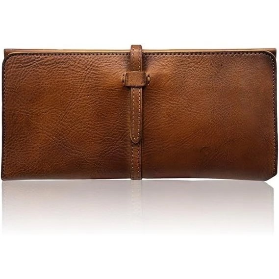 Dompet Panjang Wanita Asli Kulit Garut / Dompet Kulit Wanita Garut Asli