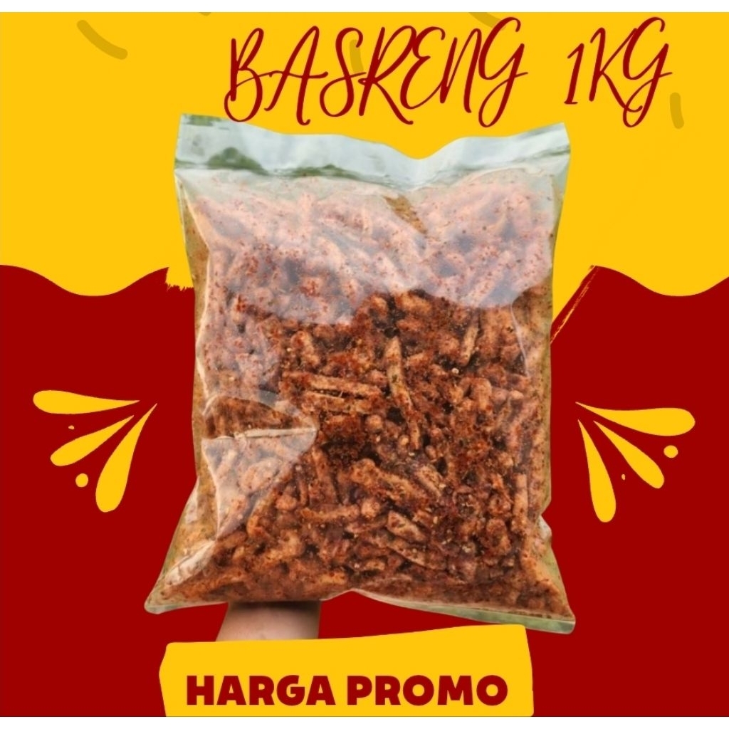 

Basreng Pedas Daun Jeruk 1Kg Murah Original Makanan Ringan Snack Cemilan Murah Bumbu Melimpah Daun Jeruk
