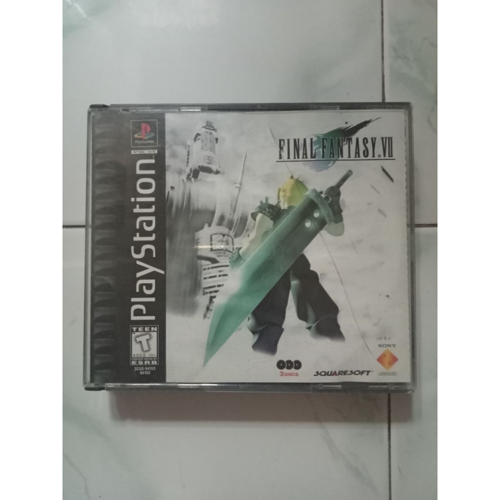 CD kaset game ori Sony PS1 Playstation 1 psone Playstation one Square Enix SquareSoft Final Fantasy 