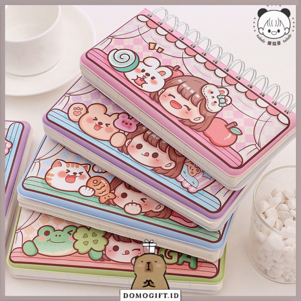 

Buku Tulis/ Notebook Weekly Planner Notepad Memo Squishy TLD141