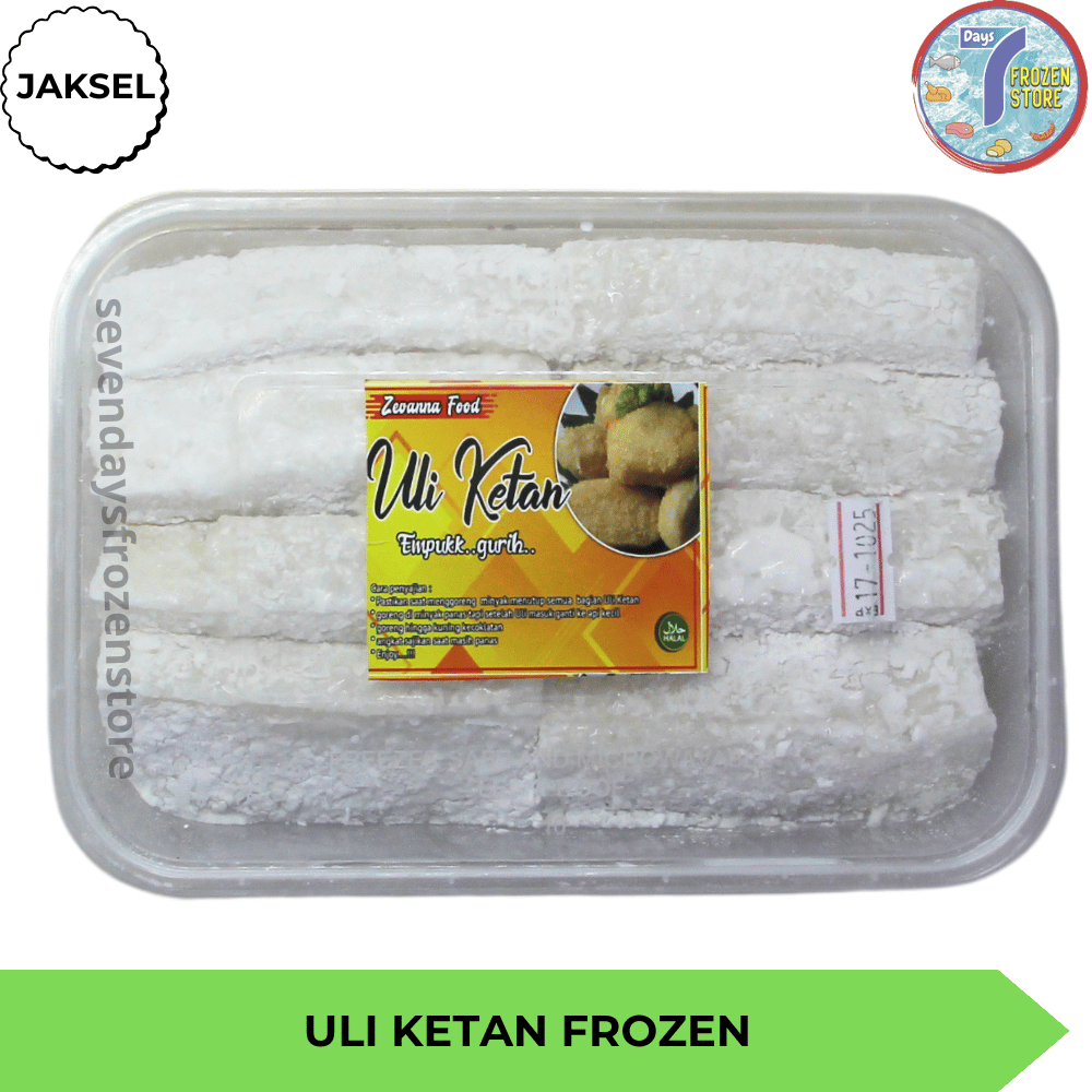Uli Ketan Jadah Beku Frozen isi 8