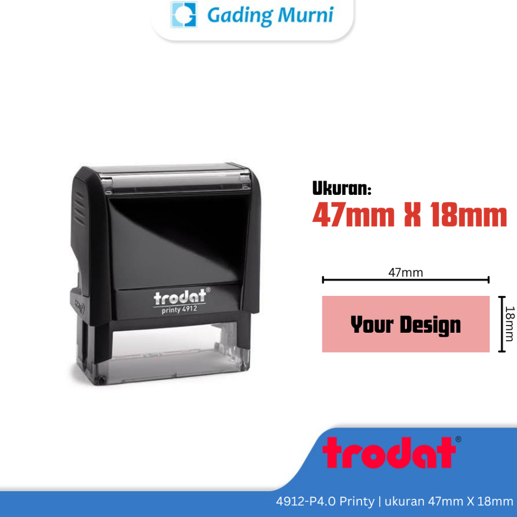 

Trodat Stempel 4912 + Letter Stamp