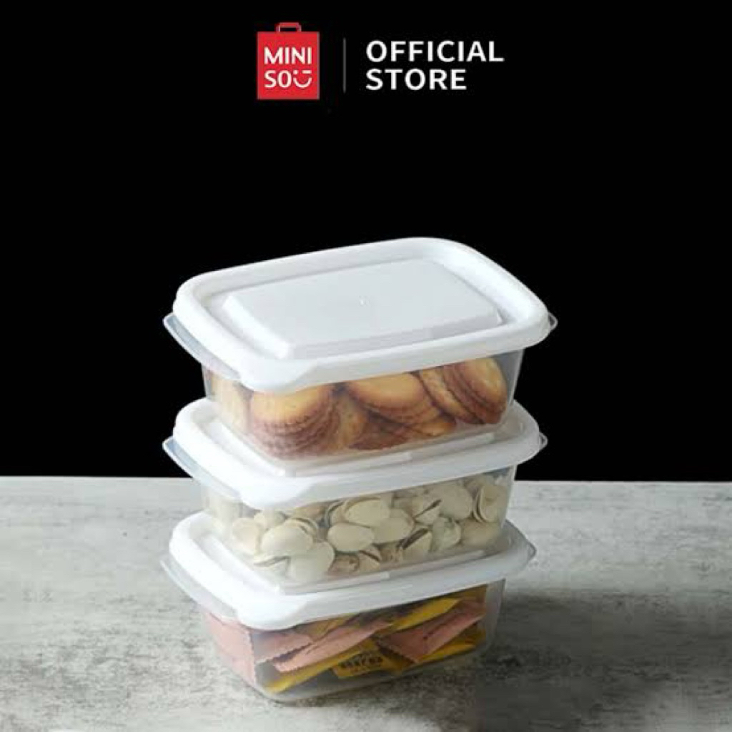 Miniso Container Food / kotak makanan lunch box kotak makan