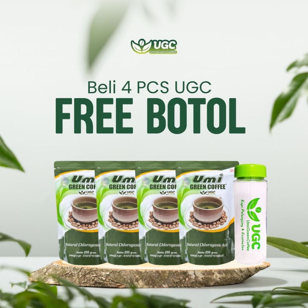 

Umi Green Coffee Beli 4 UGC Gratis Botol
