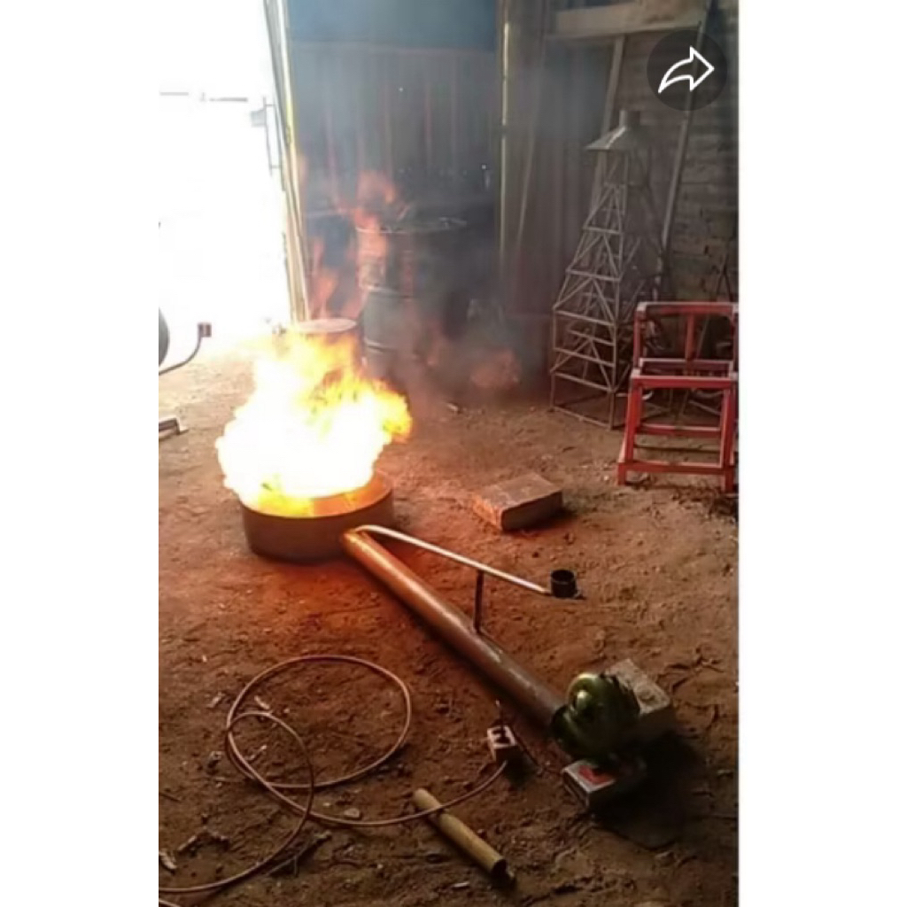 Kompor oli bekas super Jumbo 60 cm (FULLSET) kompor minyak bekas burner