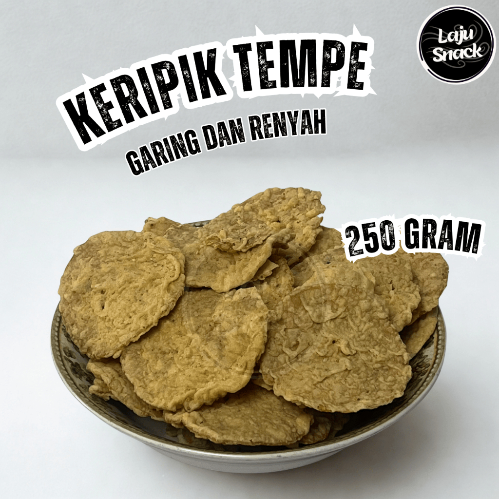 

250gram Keripik Tempe Garing Renyah