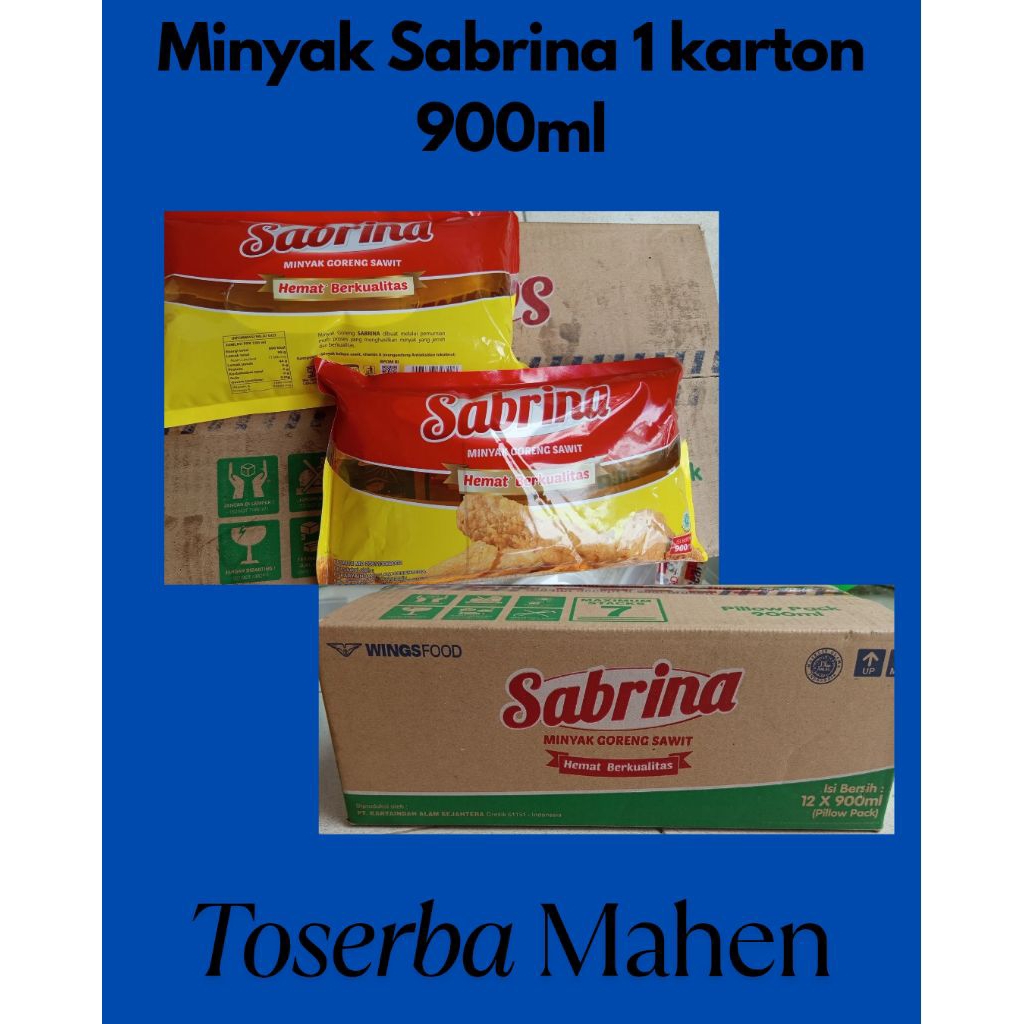 

minyak sabrina 1 karton