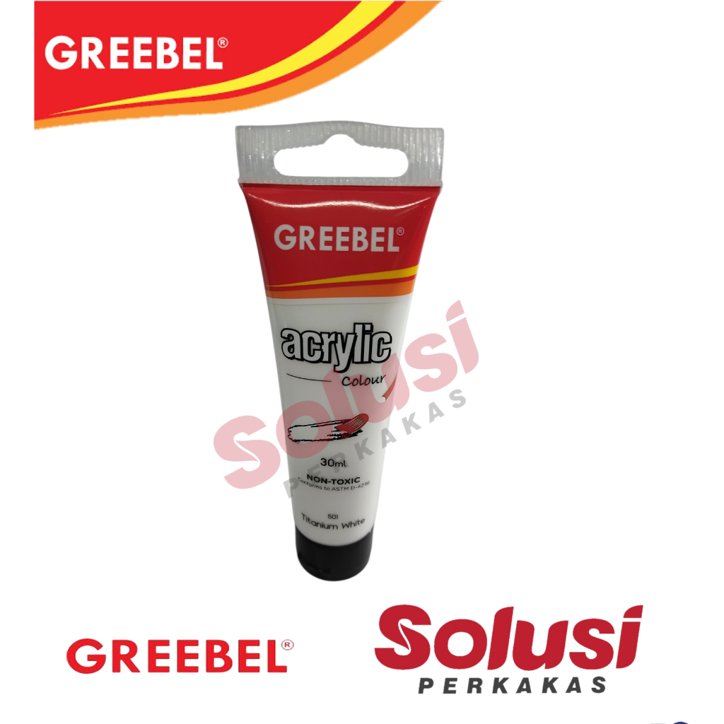 

CAT ACRYLIC 30ML-501 TITANIUM WHITE GREEBEL