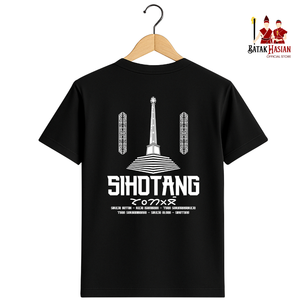 SIHOTANG - Kaos Marga Batak  - Katun premium 100% - BIOWASH (Tidak berbulu) - Sangat Nyaman -  Batak