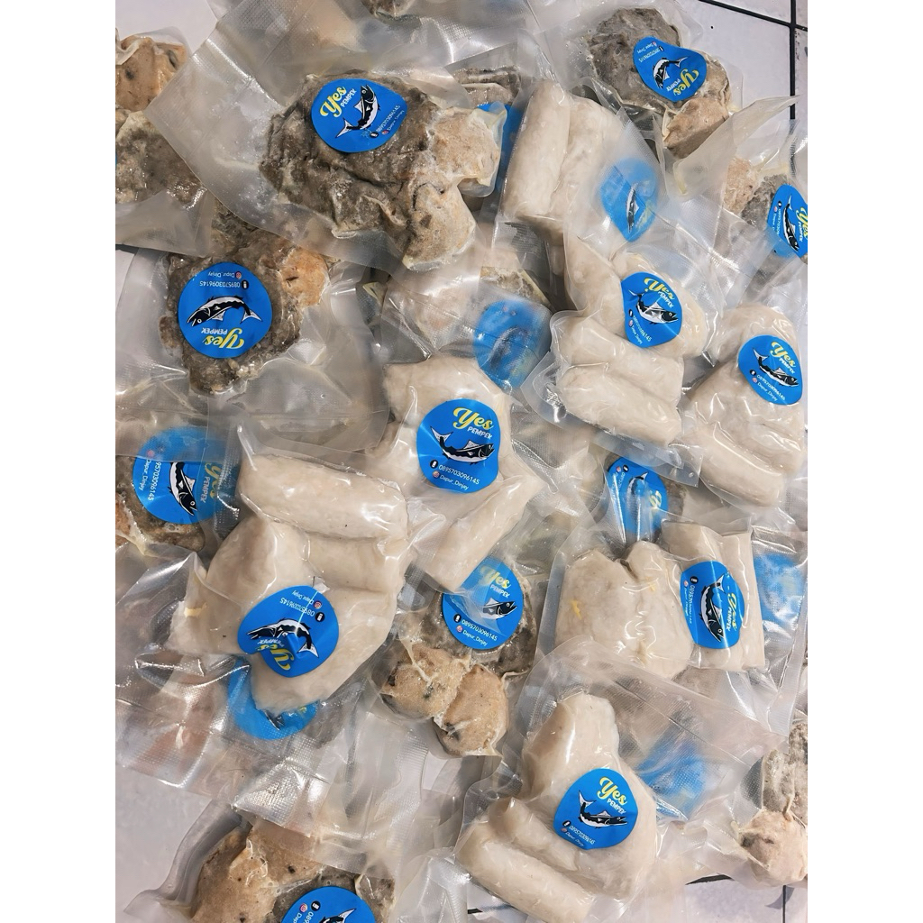 

Pempek tenggiri campur isi 8