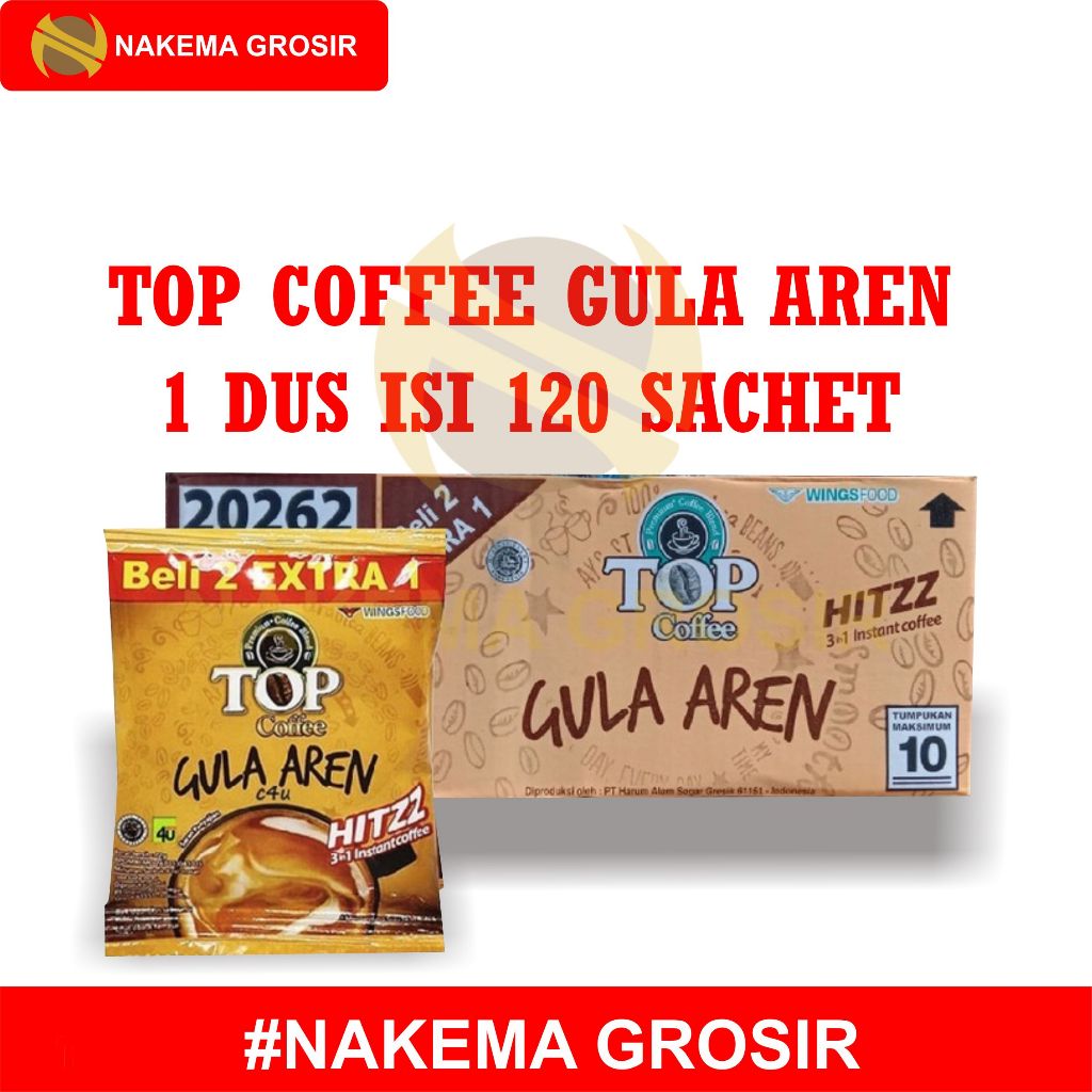 

KOPI GULA AREN 1 DUS ISI 180 SACHET