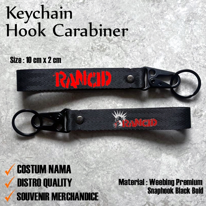 AKSESORIS RANCID - KEYCHAIN PUNK - HOODIE BOXER RANCID - ALL ABOUT PUNK NOT DEAD  - MERCHANDICE RANC