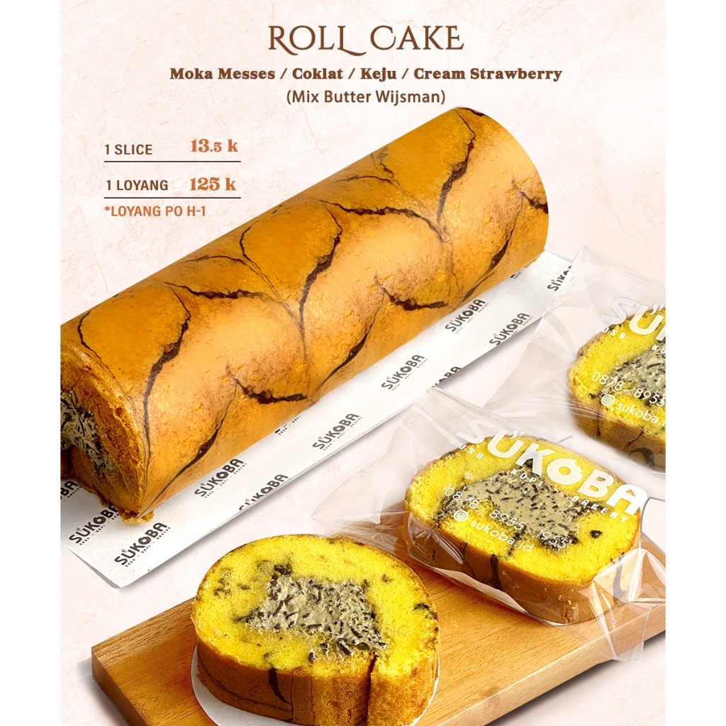 

SUKOBA - Roll Cake (1 Loyang)