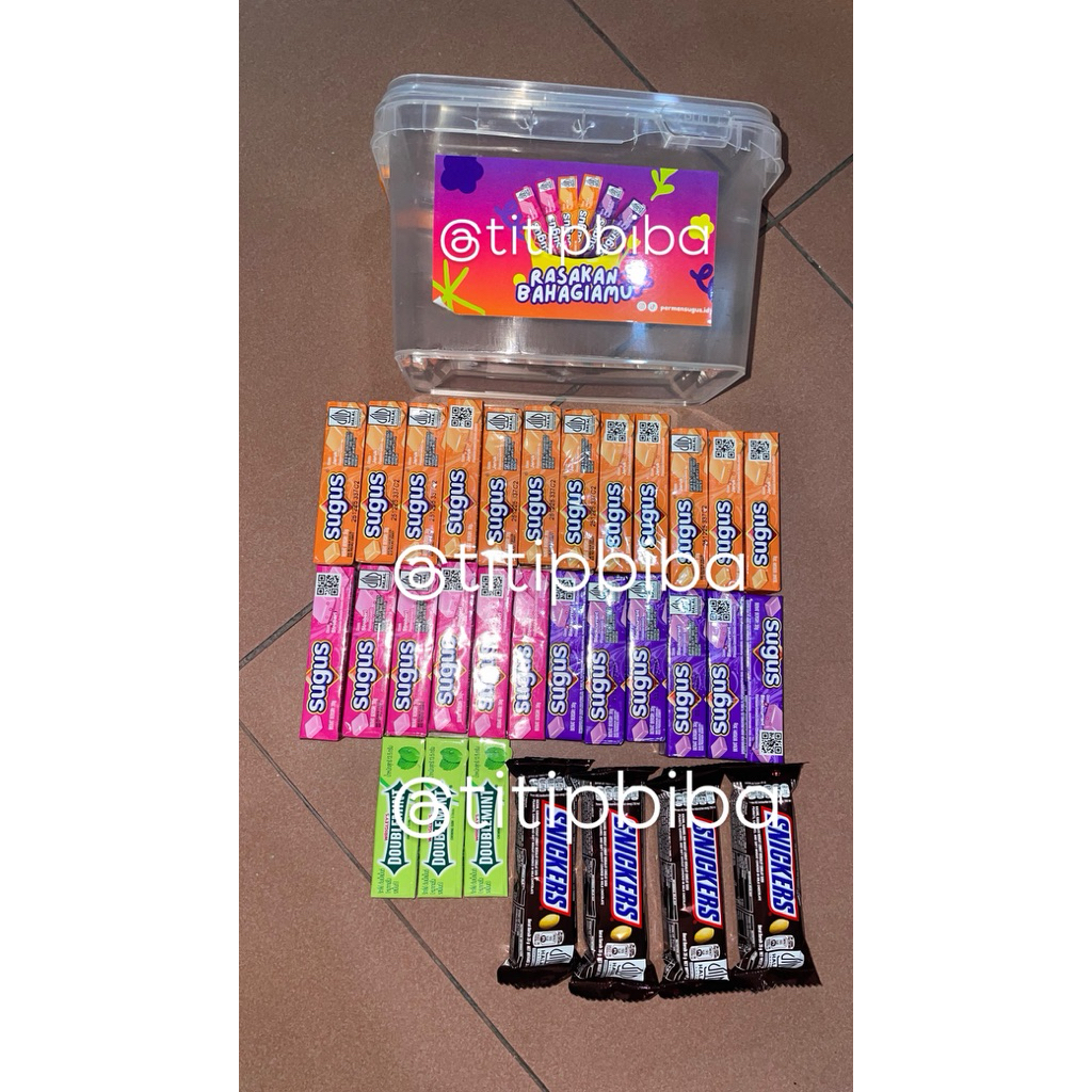 

Jajanan PRJ 4pcs snickers FREE sugus