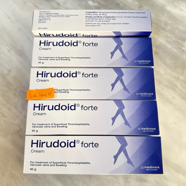 Hirudoid Forte Cream 40gr - Fast Healing for swollen, bruise, after operation bruise / cream varises