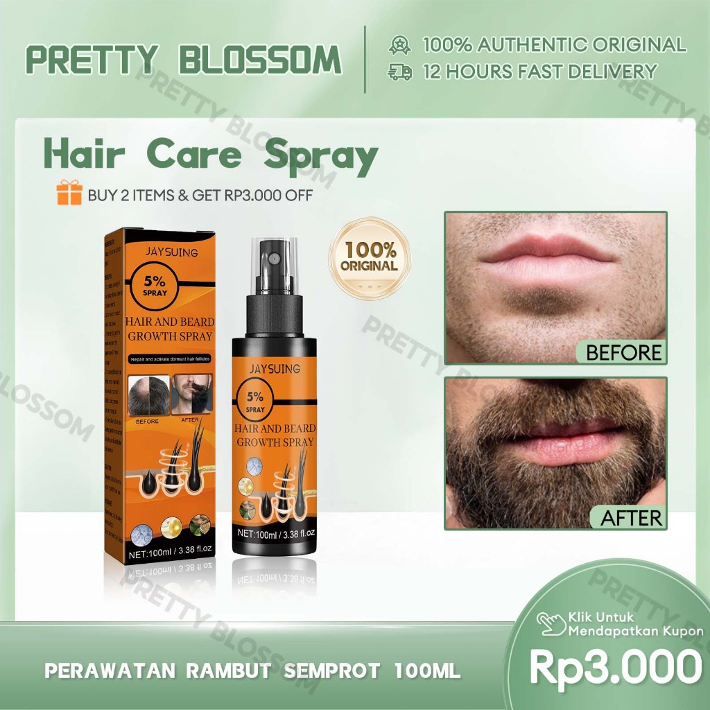 Jaysuing Minoxidil 5% Penumbuh Rambut 30ml Penumbuh Dan Penebal Cepat Serum Penumbuh Rambut Beard Oi