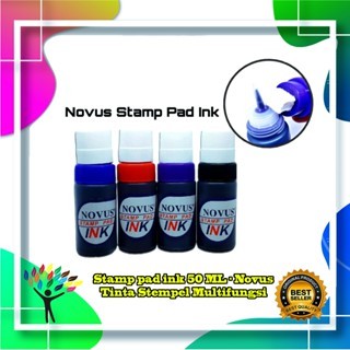 

Stamp pad ink 50 ML - Tinta Stempel Multifungsi - Novus