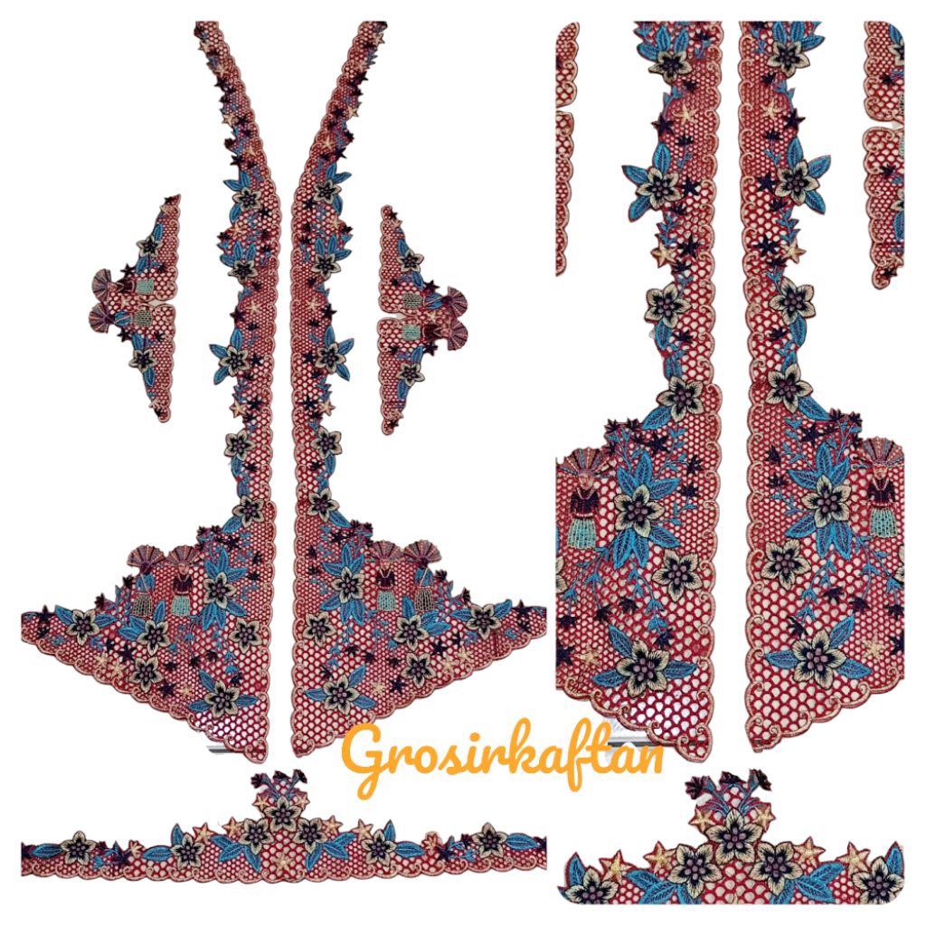 Renda bordir untuk kebaya encim