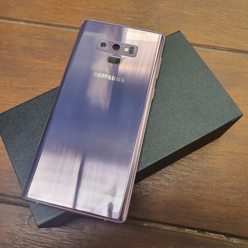 Samsung Note 9 512 GB Lavender Ungu Mulus Fullset Galaxy Note9 RAM 8/512GB