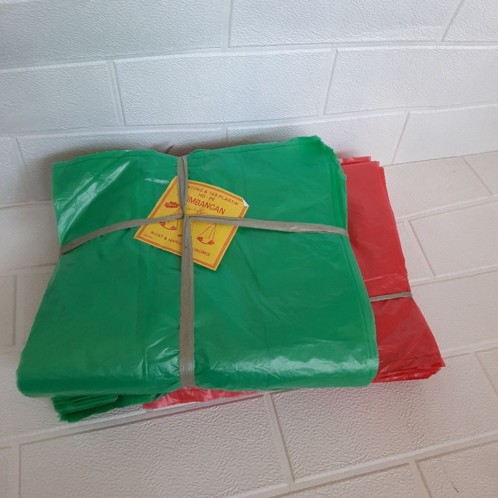 Kantong kresek warna / Kresek loss kiloan / Kresek kiloan warna ukuran 15 dan 24 / Kresek kiloan kec