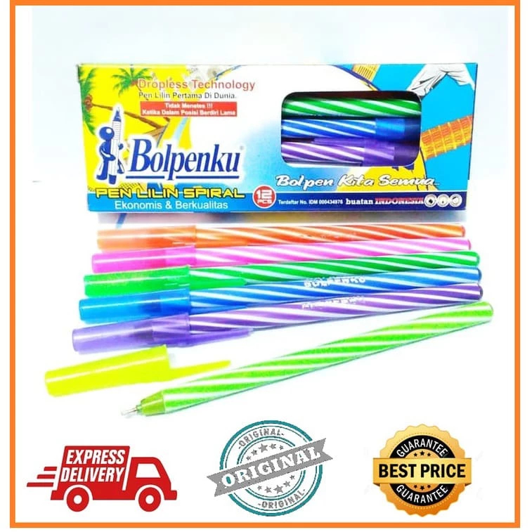 

BN - PULPEN BOLPENKU ISI 12 PCS / BOLPENKU MURAH / PULPEN MURAH