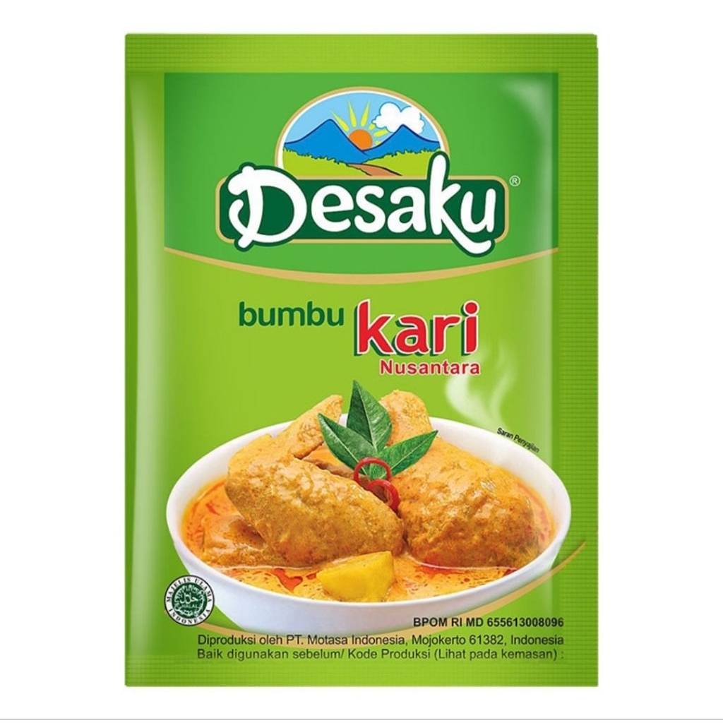 

Desaku Bumbu Instan Kari 12.5g