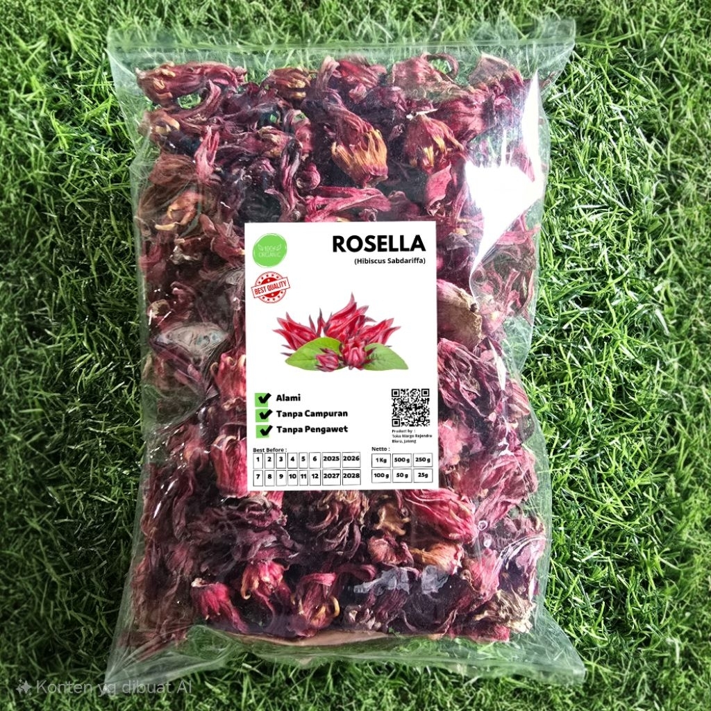 

Rosela Kering 100gram PROMO Teh Rosella Organik