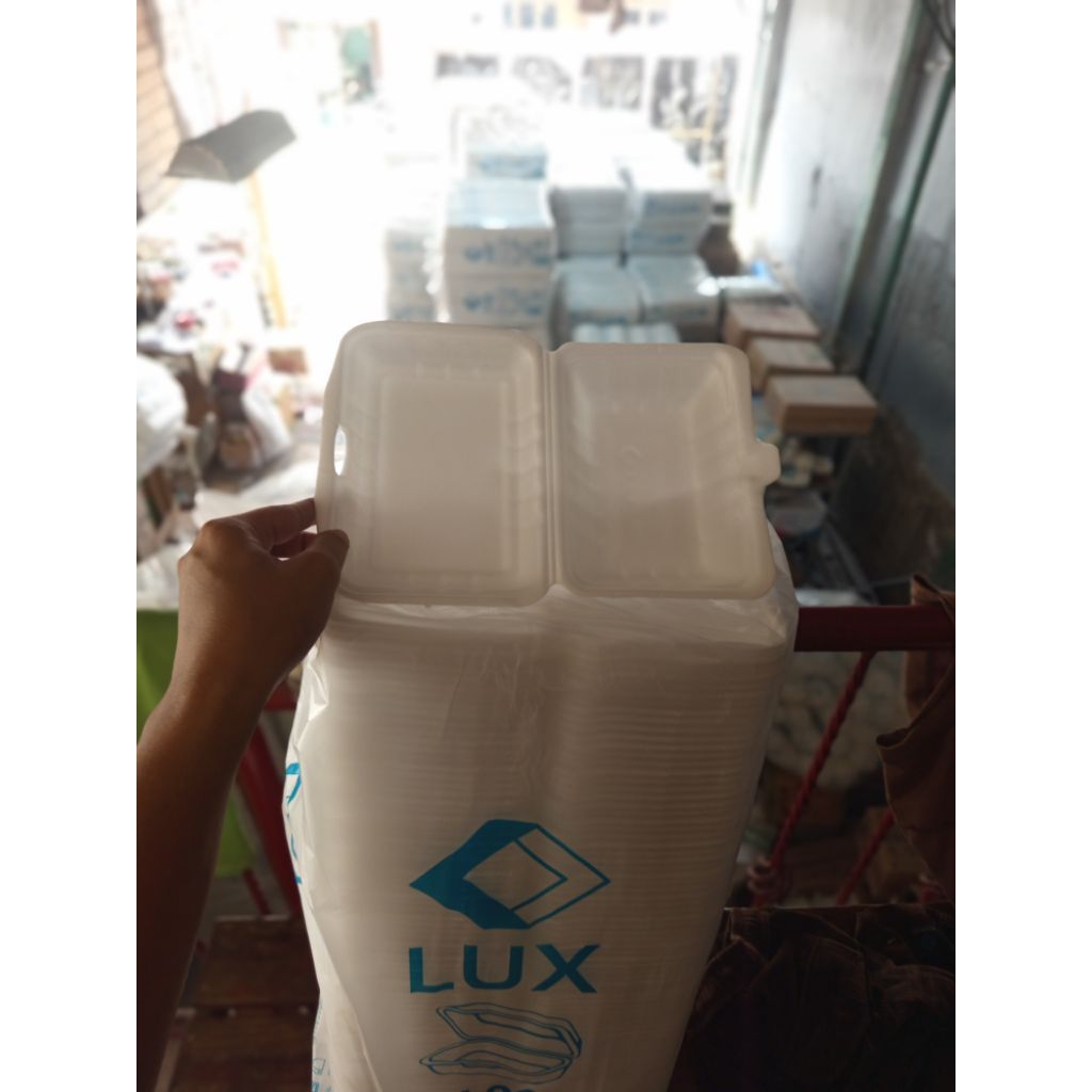 STEROFOAM MAKANAN/BUBUR TEBAL - FOAM NASI AYAM BAKAR/ BUBUR STANDAR TEBAL ISI 100PCS