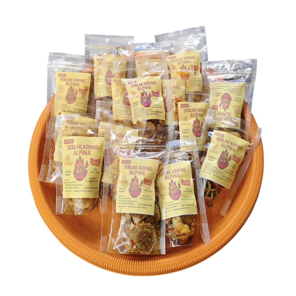 

Seblak Kerupuk Kering-Seblak Bumbu Kacang Rasa Gurih pedas Manis Original