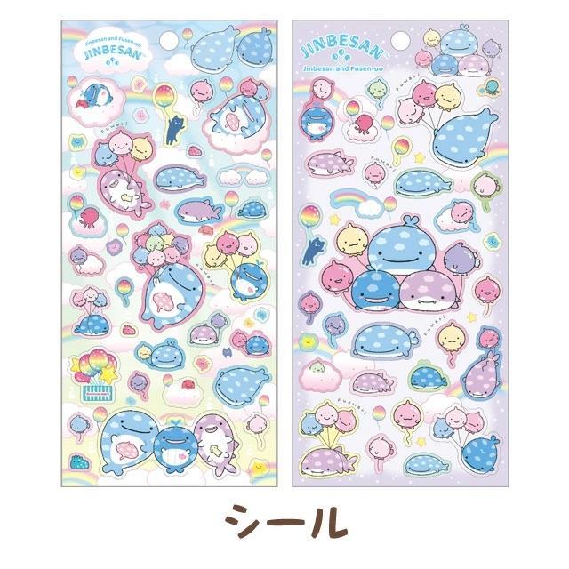 

Sticker San-X Jinbesan Fusen-Uo Clear Seal Journal Deco Stiker Limited Edition