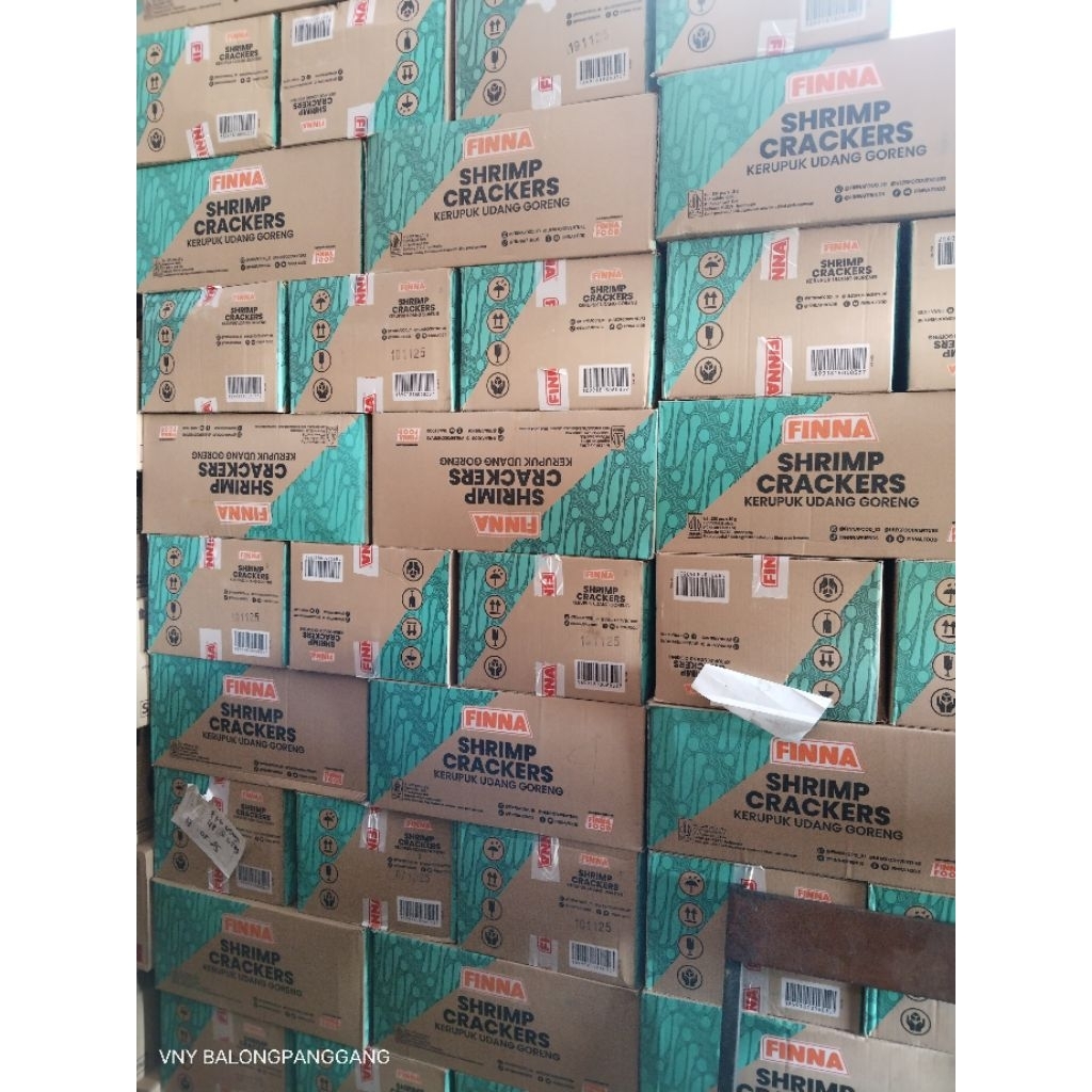 

1 DUS KERUPUK FINNA UDANG DAN BAWANG 120 PCS