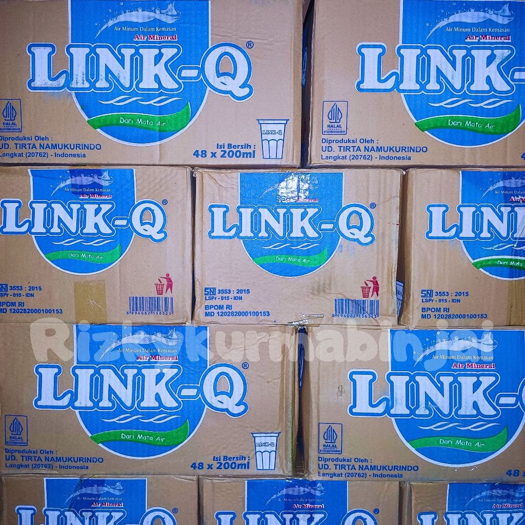 

LINK-Q AIR MINERAL 48 X 200 ML AIR MINUM DALAM KEMASAN