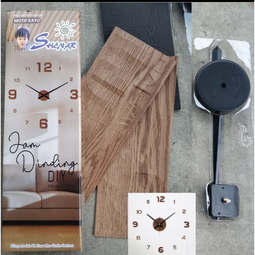 AA - Jam Dinding jumbo Raksasa Giant Wall Clock 80-130cm Diameter jam dinding raksasa