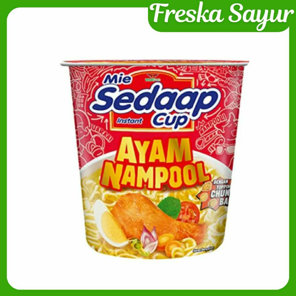 

Sedaap Cup Mi Instan Ayam Nampol 81 gr