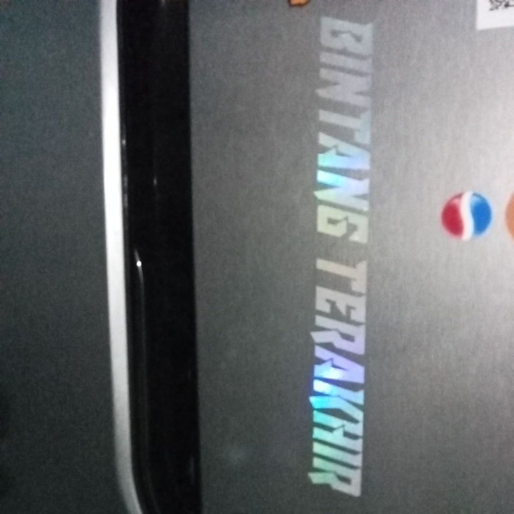 

sticker custom nama hologram
