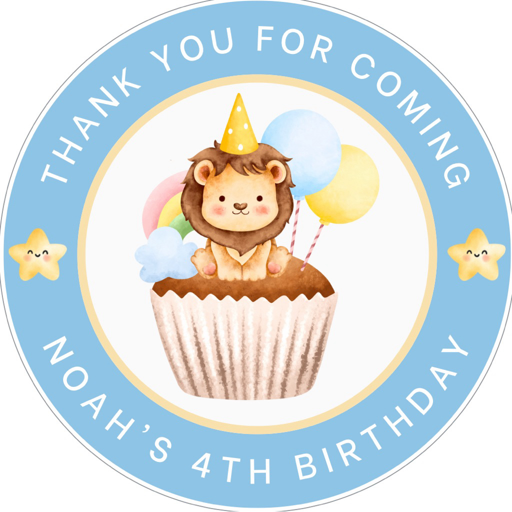 

Cetak Stiker Custome Bulat Free Cutting Diameter 4cm Stiker Birthday Stiker Logo Makanan Stiker Custome