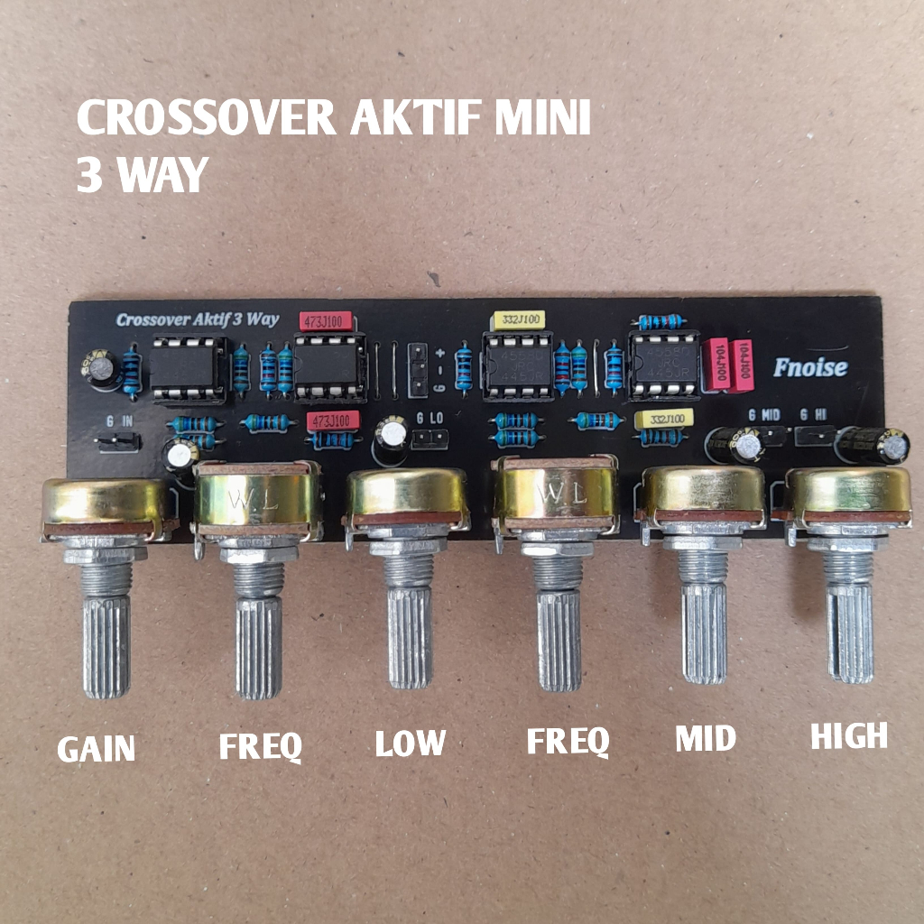 Kit Crossover Aktif 3 Way