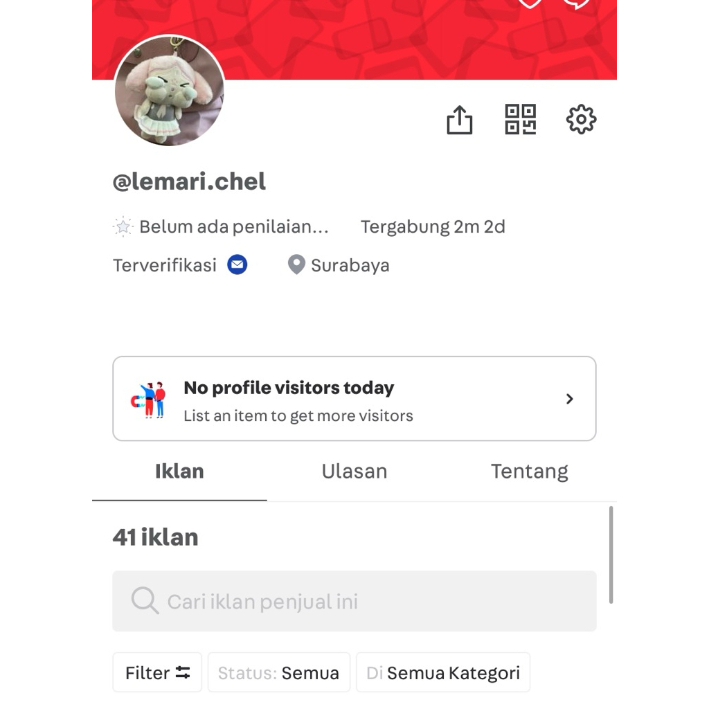 

Carousell preloved pemakaian pribadi