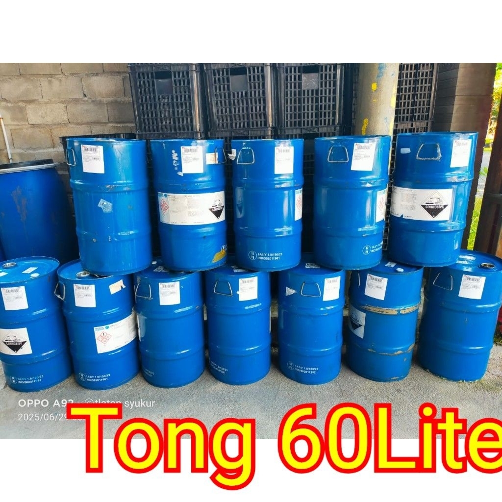 tong besi 60liter .drum besi 60l.drum besi 60l tebal.pegangan kanan kiri bersih siap pakai