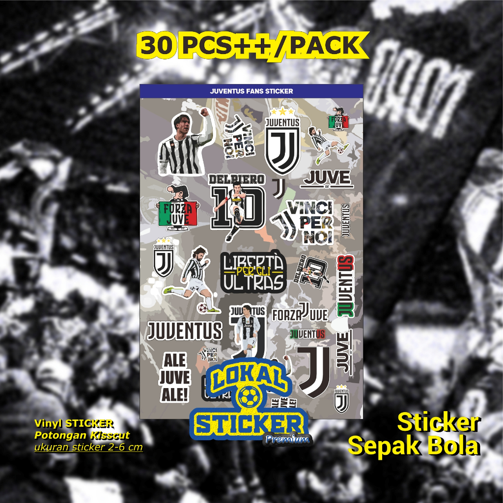 

Sticker Juventus Bahan Vinyl Premium / Sticker HP / Sticker Laptop / Sticker Helm