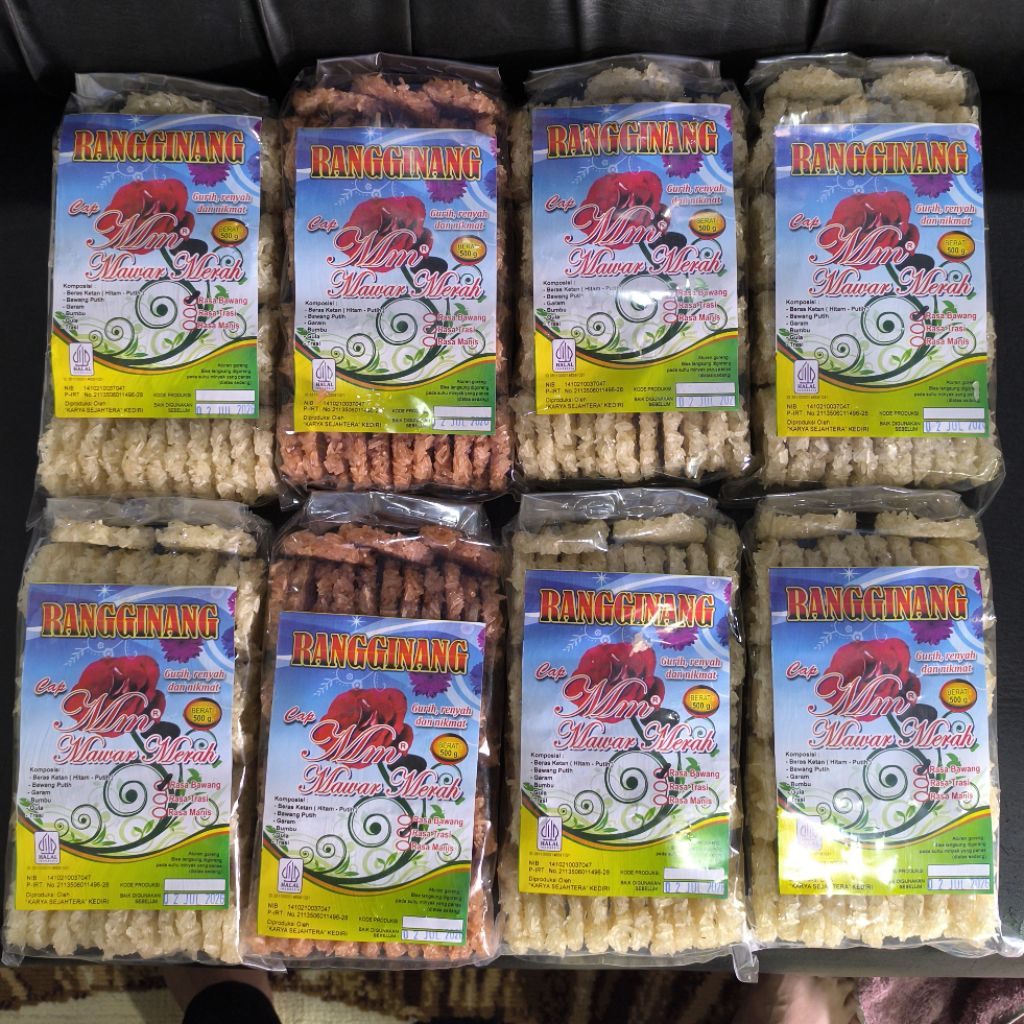 

Rengginang Mentah Cap Mawar Khas Kediri