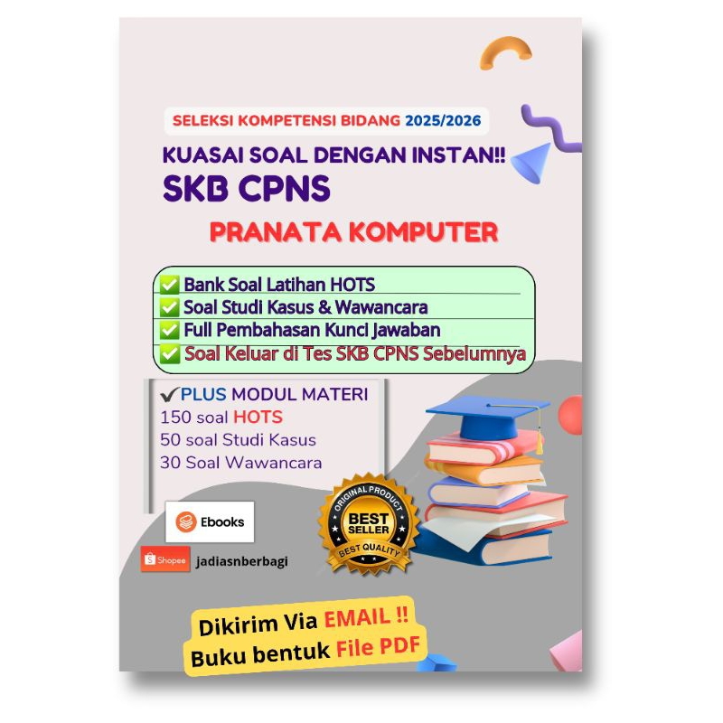 Buku skb cpns pranata komputer terbaik, terlengkap