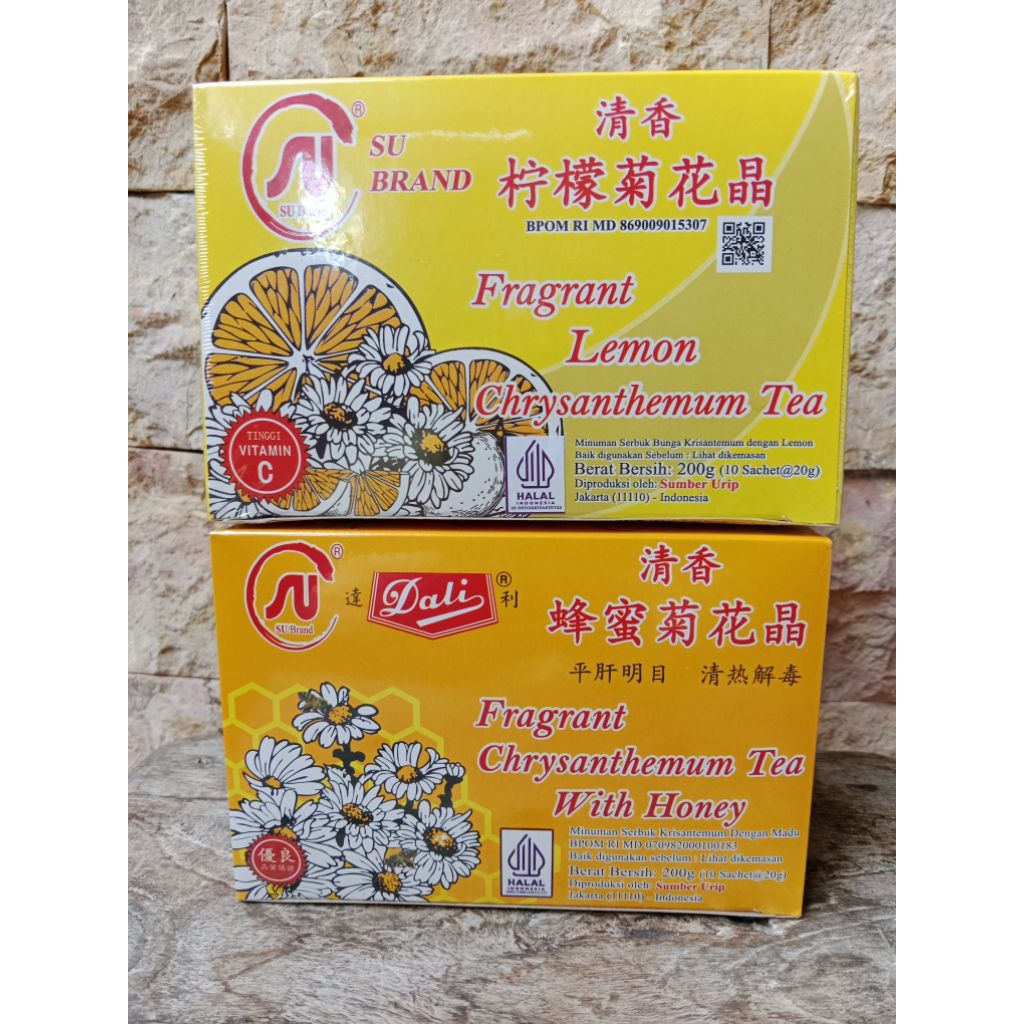 

FRAGRANT CHRYSANTHEMUM TEA WITH HONEY / CI HUA CING MADU/HALAL