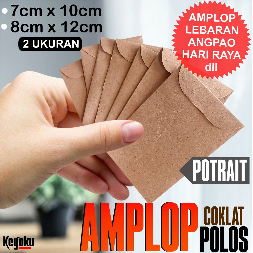 

AMPLOP COKLAT POLOS ANGPAU LEBARAN HARI RAYA