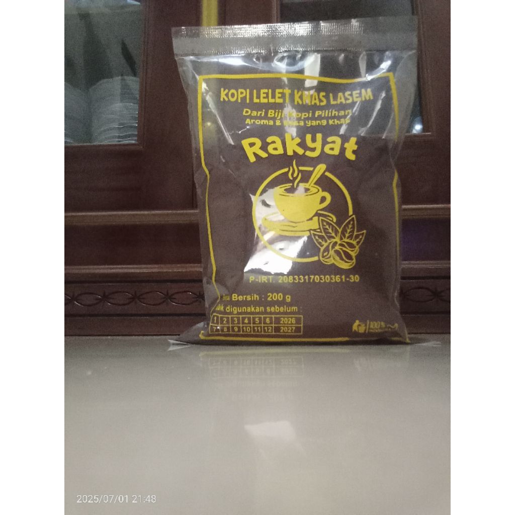 

kopirakyat lasem200g#kopienak#kopibubuk#kopileletlasem#